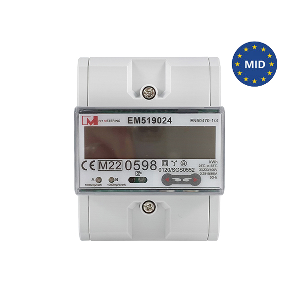 EM519024 MID Approval Solar Energy Bi-direcitonal Meters of PV System