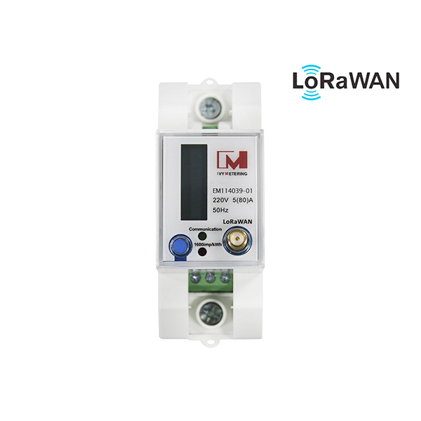 EM114039-01 IOT Intelligent Wireless LoRaWAN Electric Energy Meter Multi- Function Smart Electricity Meter Lora Power Meters