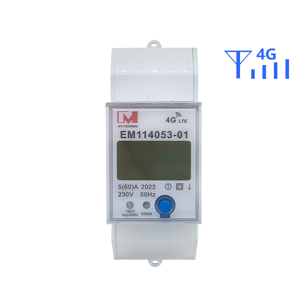 EM114053-01 GPRS Smart Energy meter Prepayment Single Phase Power Meter LCD Display Watt Hour meters