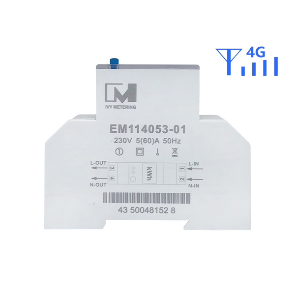 EM114053-01 GPRS Smart Energy meter Prepayment Single Phase Power Meter LCD Display Watt Hour meters