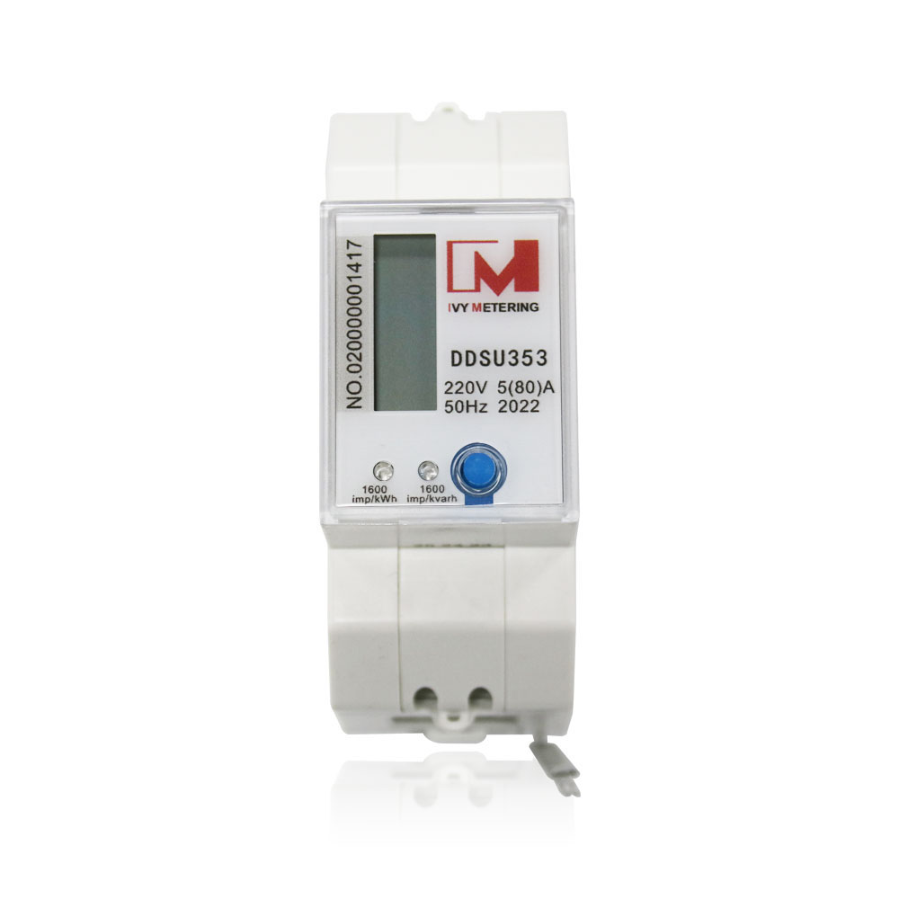 EM113016-04 Din Rail Digital Power Energy Meter LCD Watt Kwh Modbus RS485
