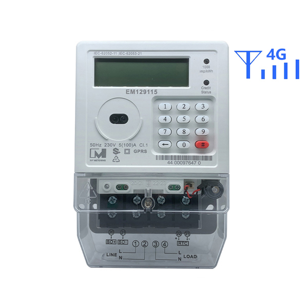 EM129115 GSM Prepayment Smart Kwh Meter IR GPRS Postpaid Energy Meter CAT 4 Tamper Protection Power Meter