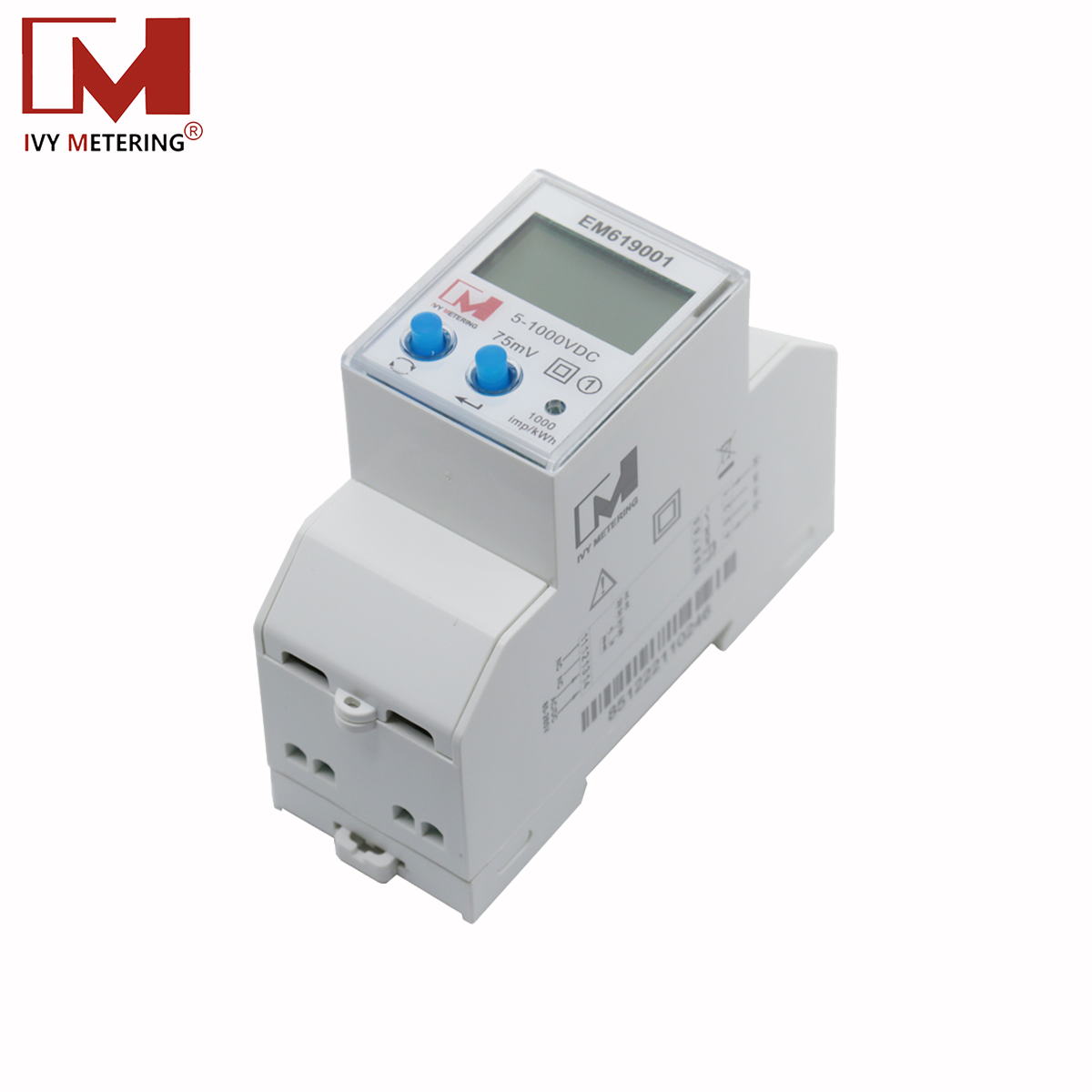 EM619001 PTB MID/Eichrecht сертификация 1000V DC двухнаправленного энергетического метра для зарядного устройства постоянного тока EV